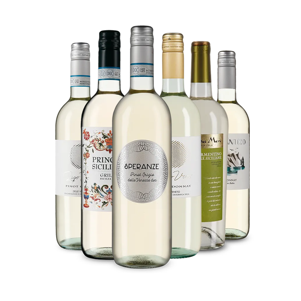 Vinuri albe italiene: pachet de degustare