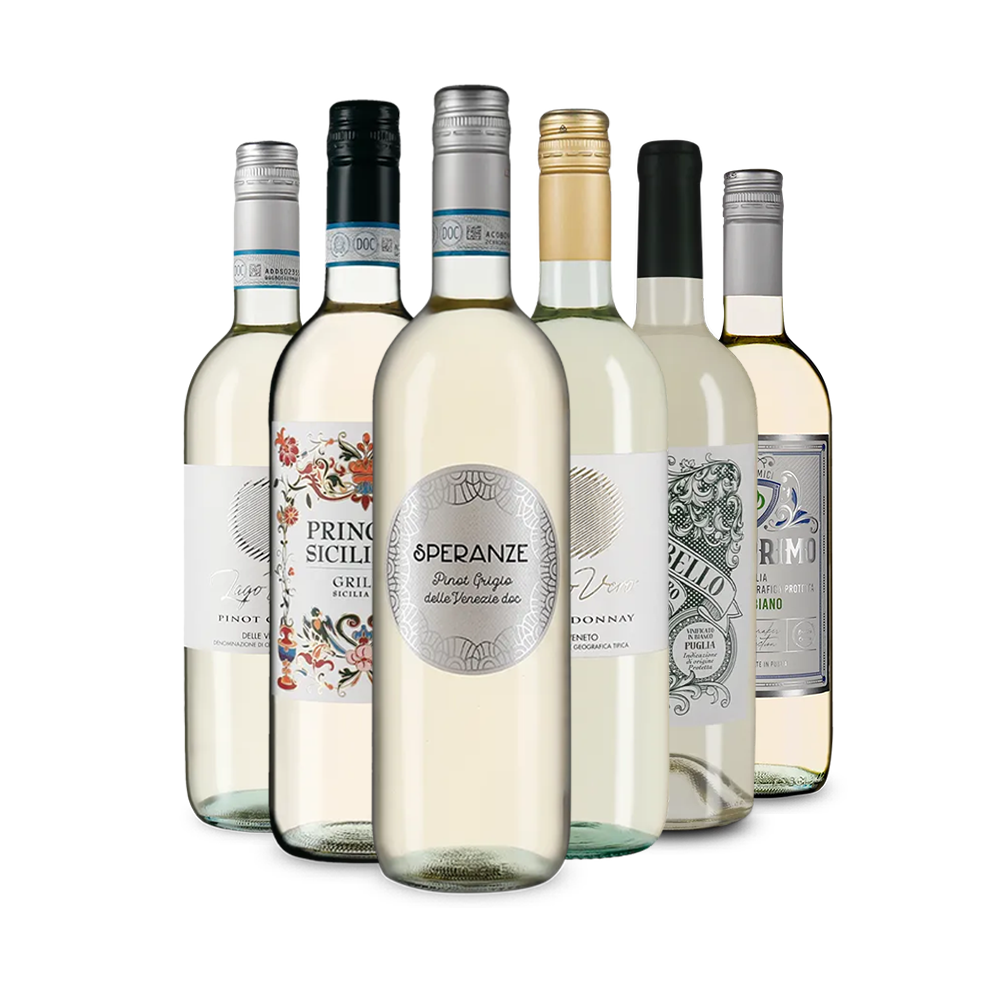 Vinuri albe italiene: pachet de degustare