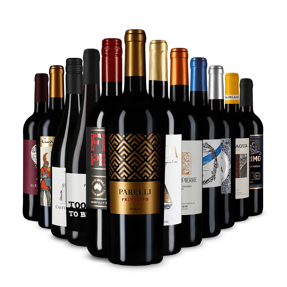 Pachetul cunoscătorului cu recomandări de vin roșu
