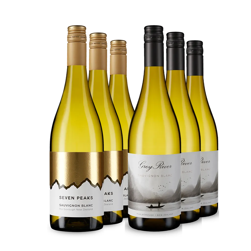 Duo de Sauvignon Blanc din Marlborough în pachet de 2x3 sticle – Gold