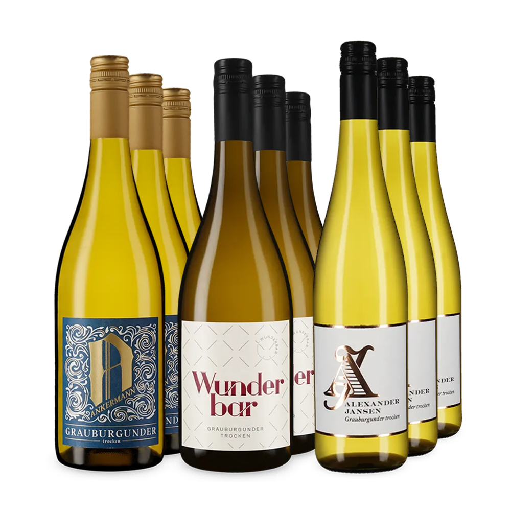 Pinot Gris de top premiat cu aur în pachet de 3x3 sticle – Gold