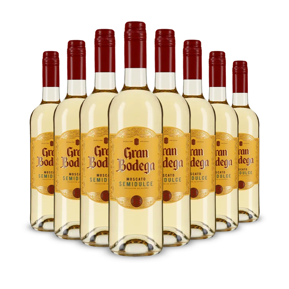 8 sticle Moscato demidulce 2024 – Gold