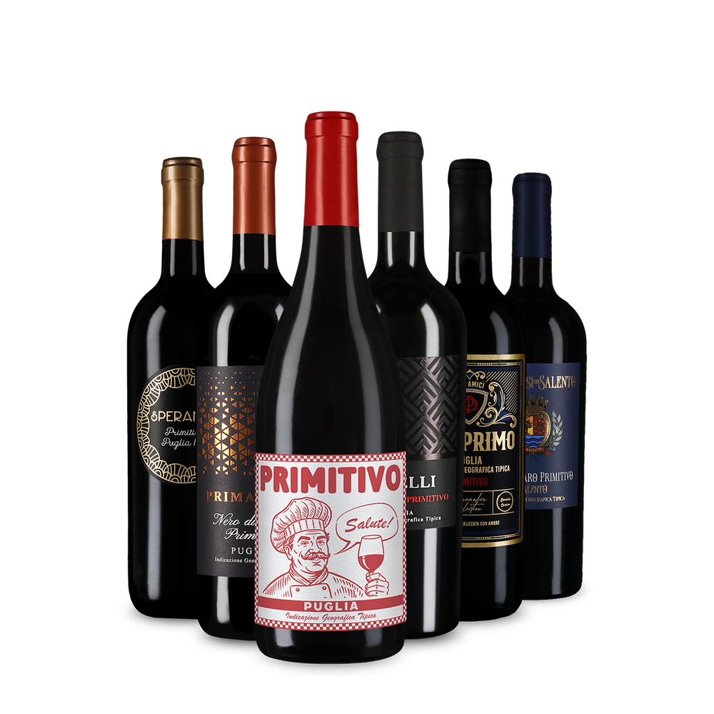 Vin roșu de top: Primitivo în pachet de degustare