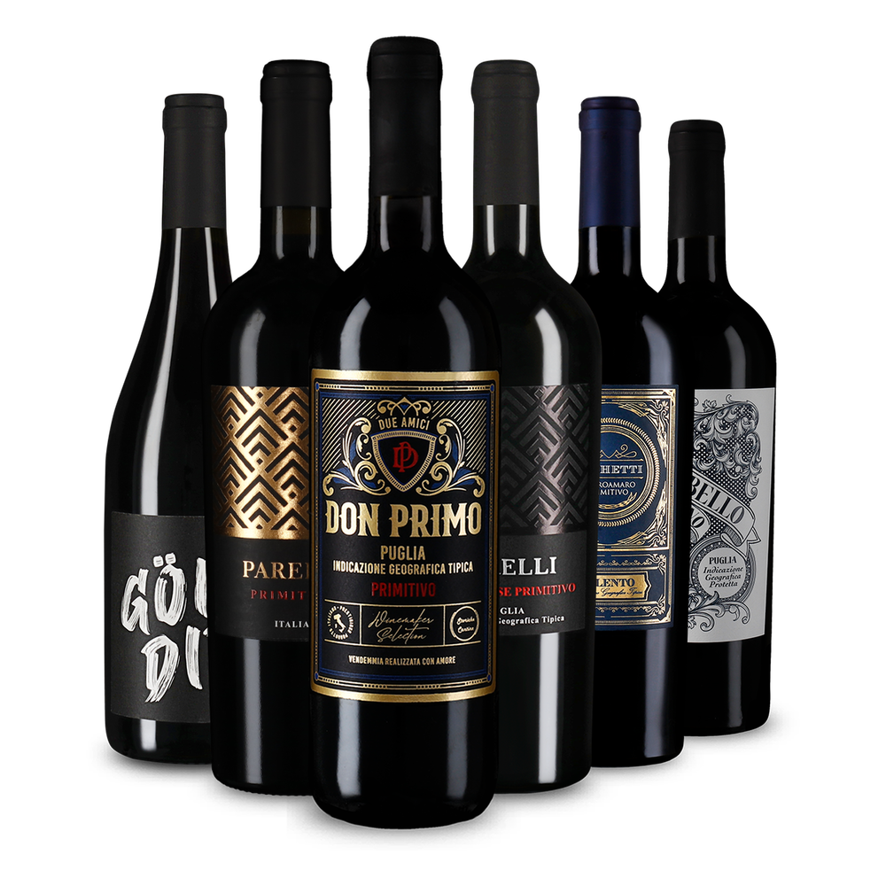 Vin roșu de top: Primitivo în pachet de degustare