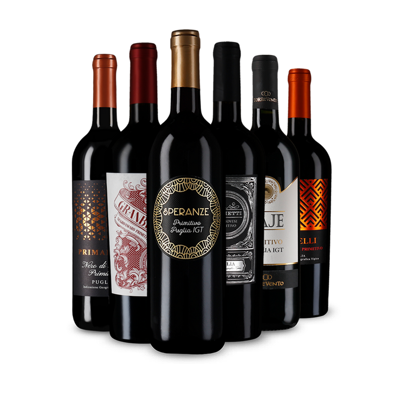 Vin roșu de top: Primitivo în pachet de degustare