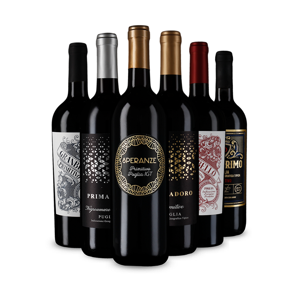 Vin roșu de top: Primitivo în pachet de degustare