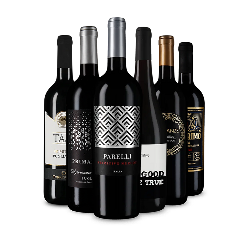 Vin roșu de top: Primitivo în pachet de degustare