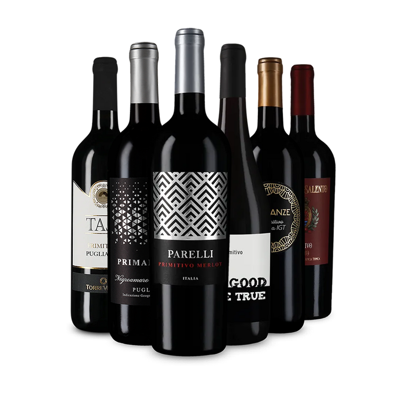 Vin roșu de top: Primitivo în pachet de degustare