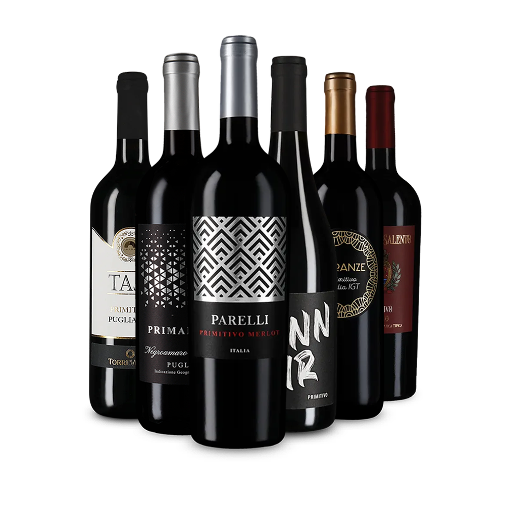 Vin roșu de top: Primitivo în pachet de degustare
