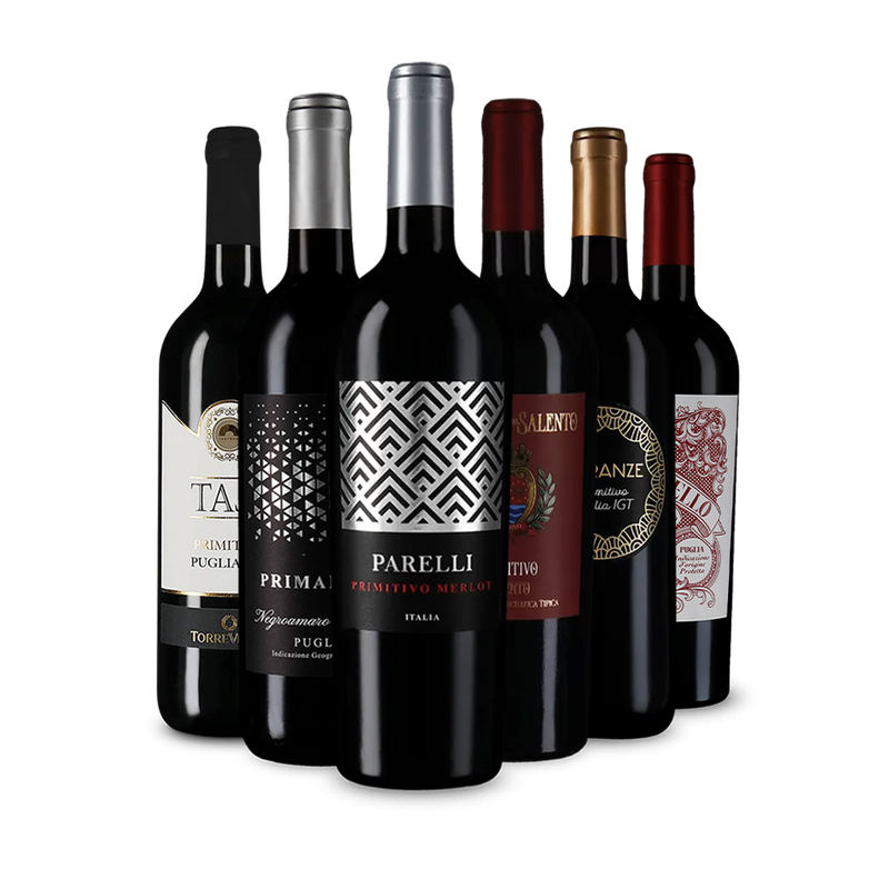 Vin roșu de top: Primitivo în pachet de degustare