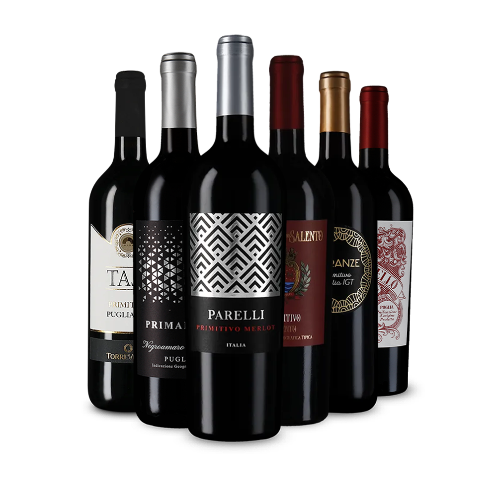 Vin roșu de top: Primitivo în pachet de degustare