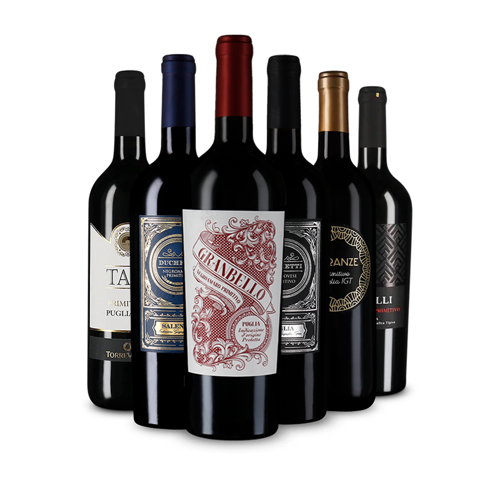 Vin roșu de top: Primitivo în pachet de degustare