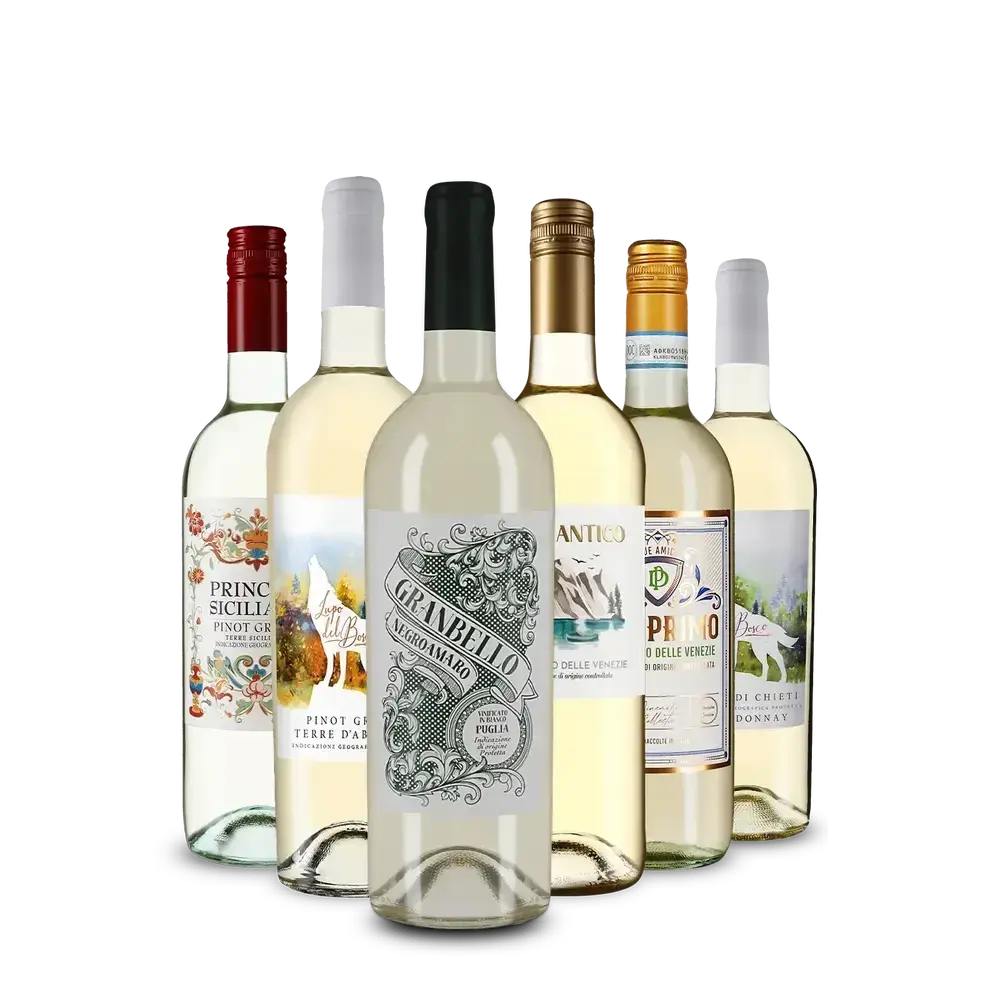 Vinuri albe italiene: pachet de degustare