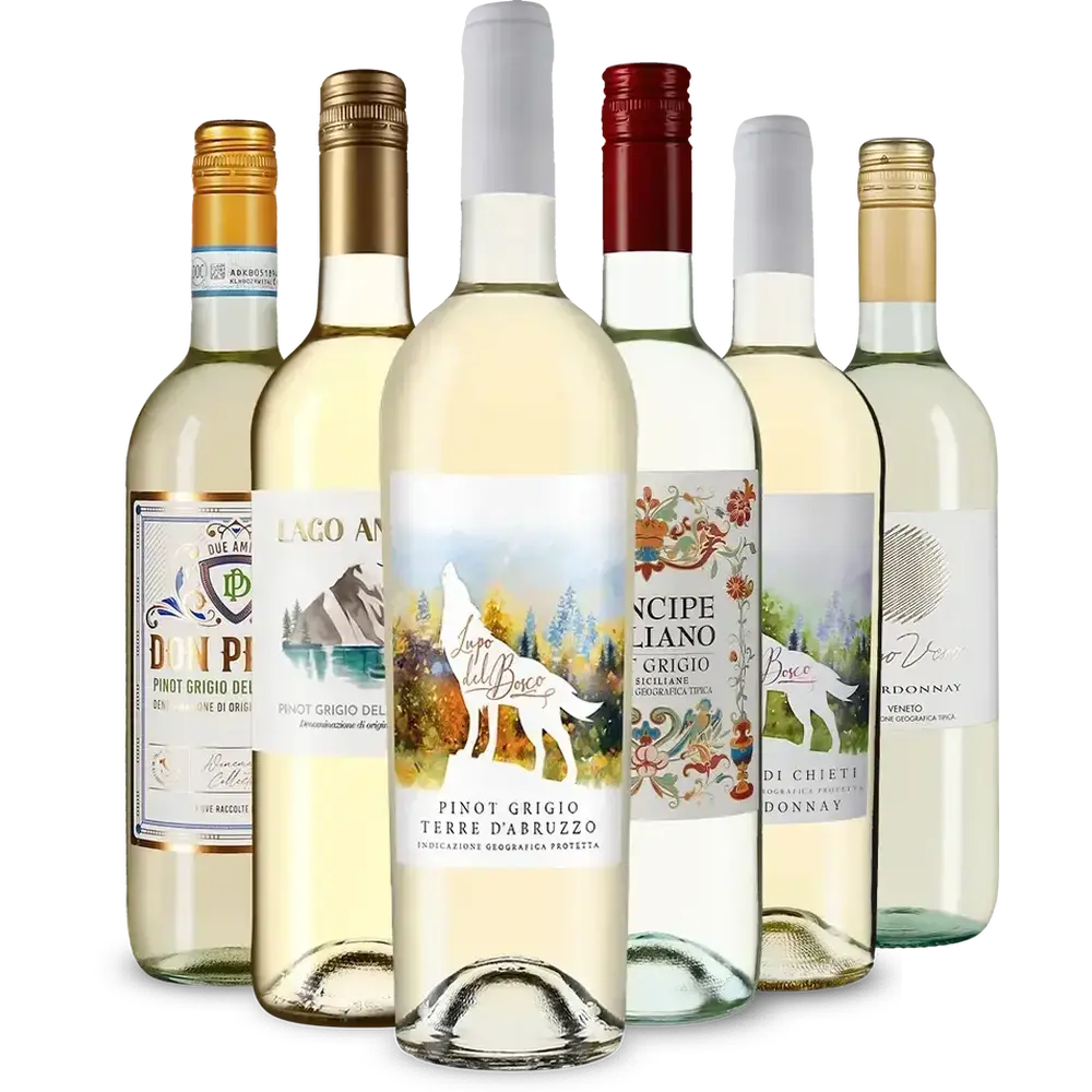 Vinuri albe italiene: pachet de degustare