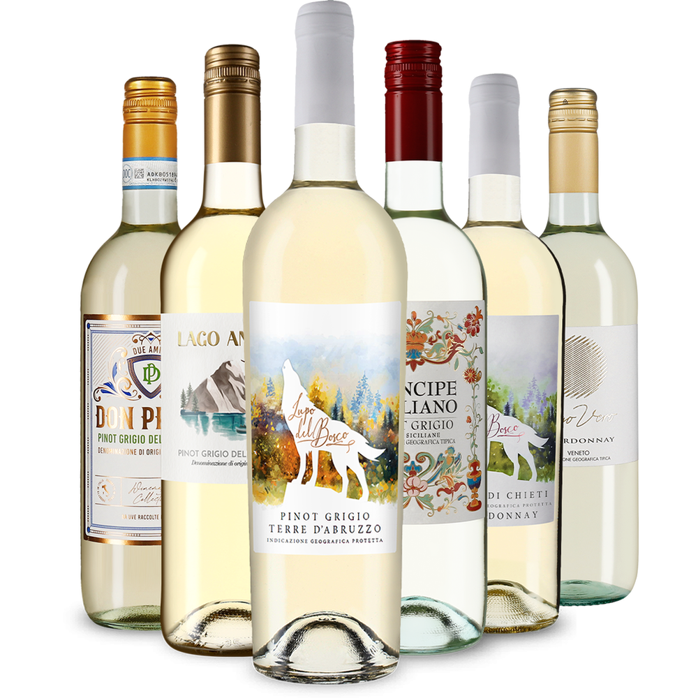 Vinuri albe italiene: pachet de degustare