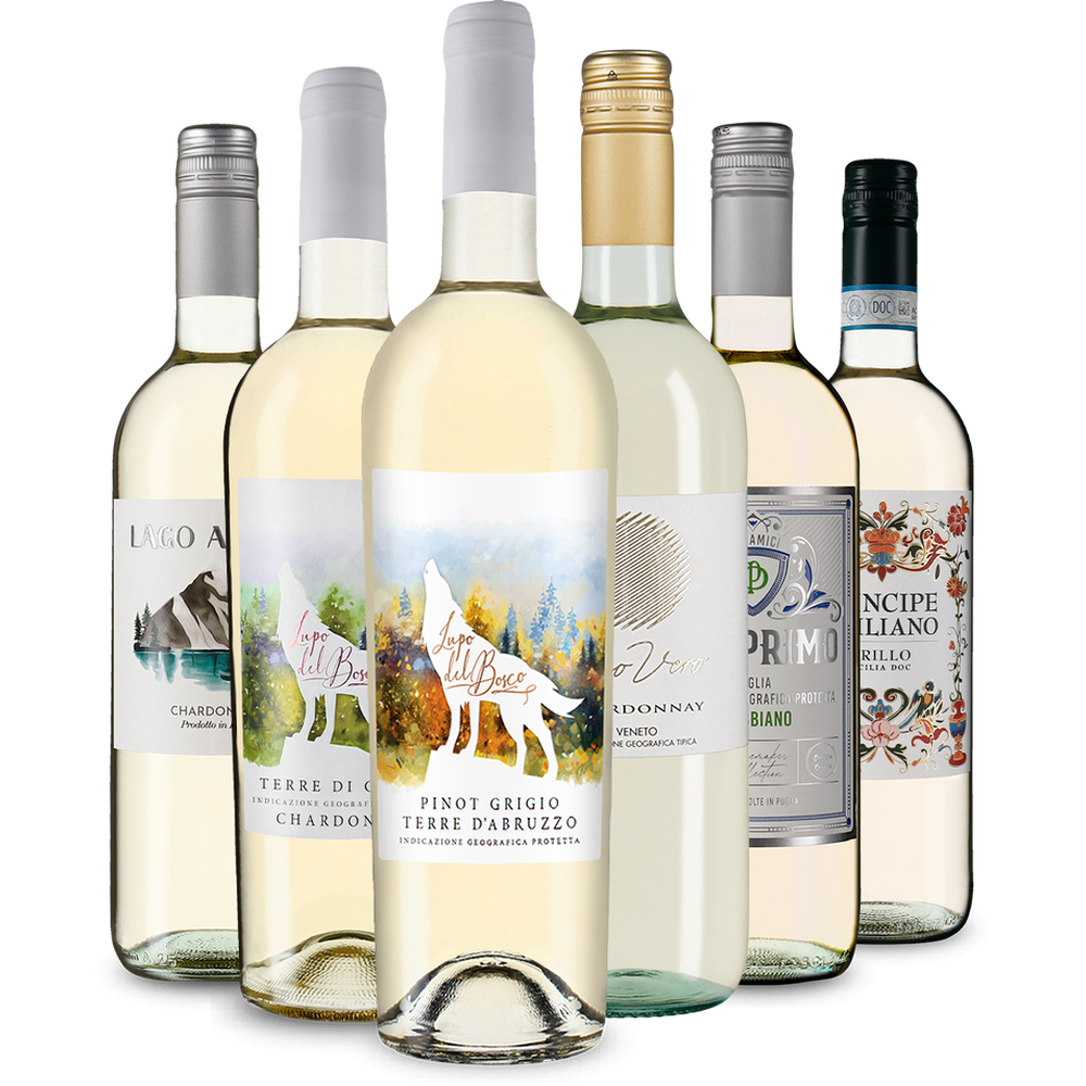 Vinuri albe italiene: pachet de degustare
