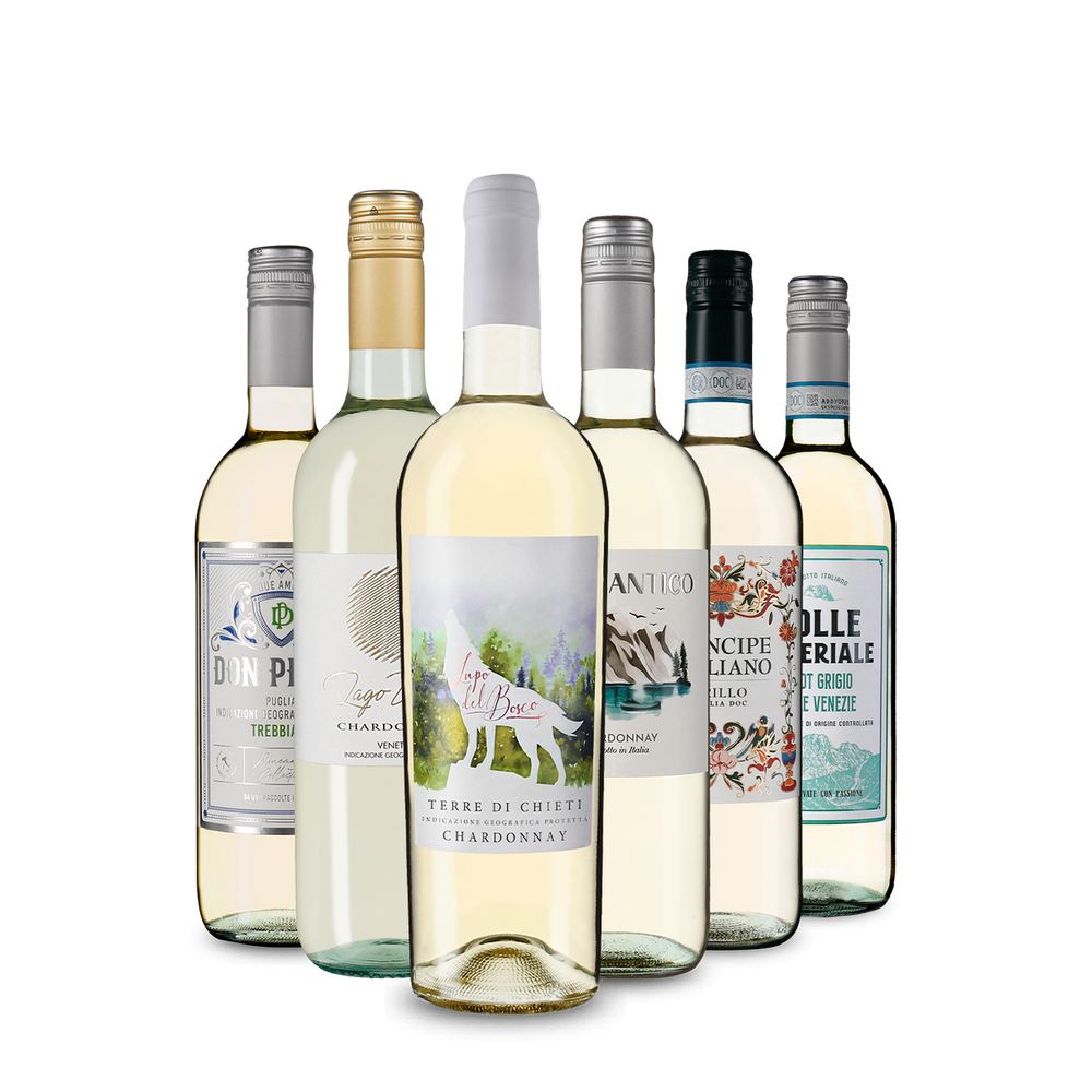 Vinuri albe italiene: pachet de degustare