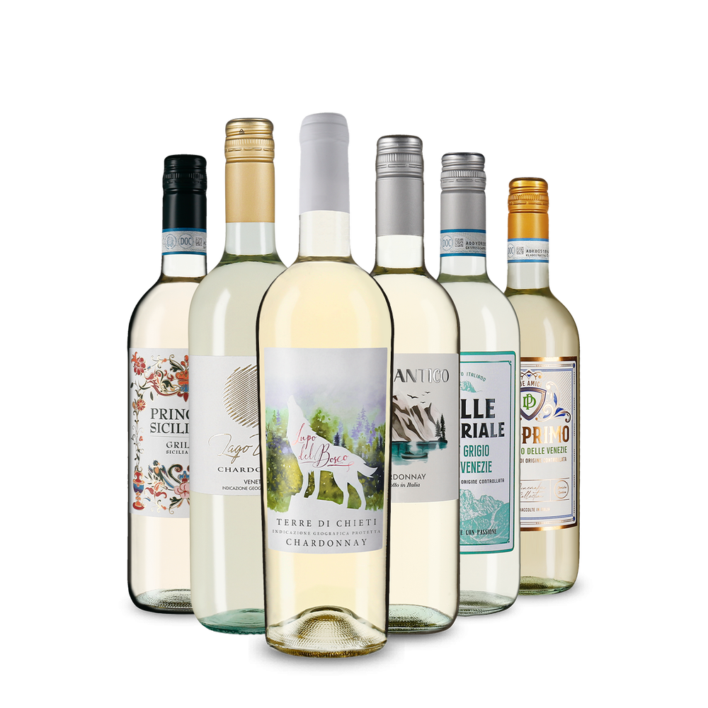 Vinuri albe italiene: pachet de degustare