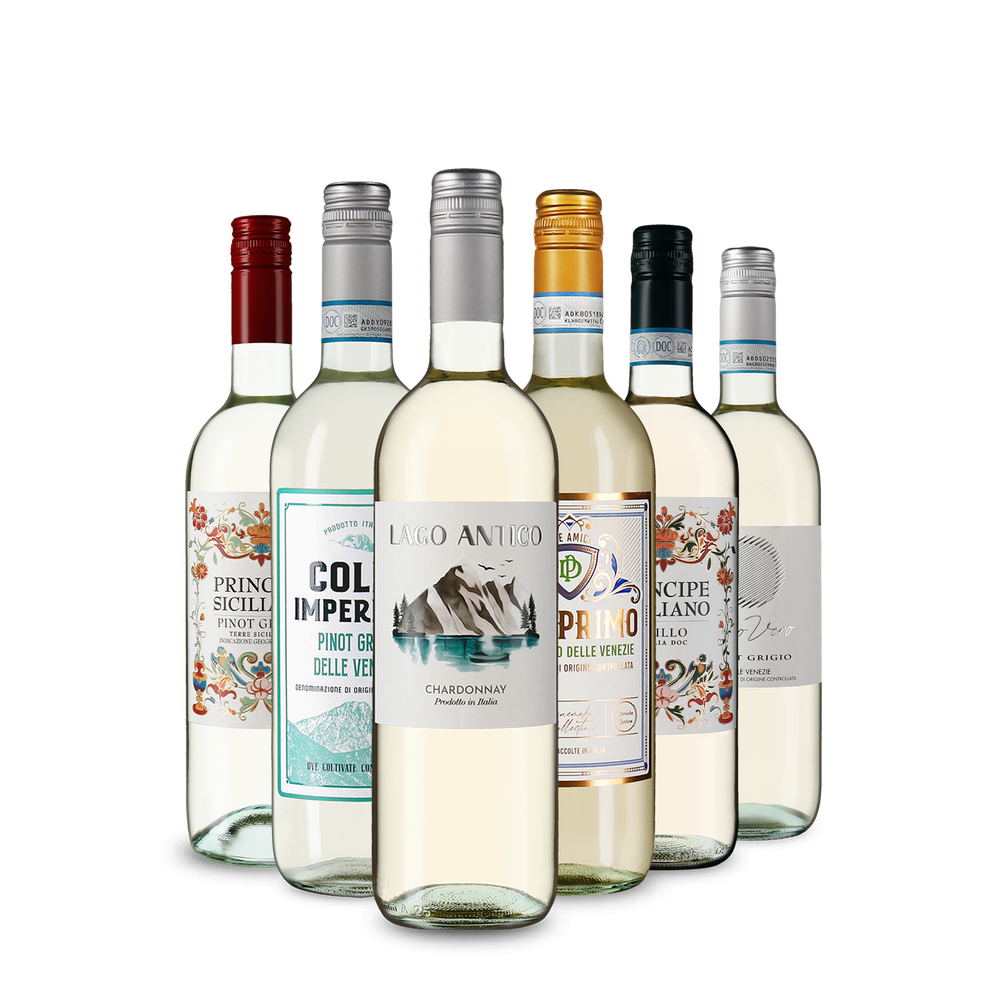 Vinuri albe italiene: pachet de degustare