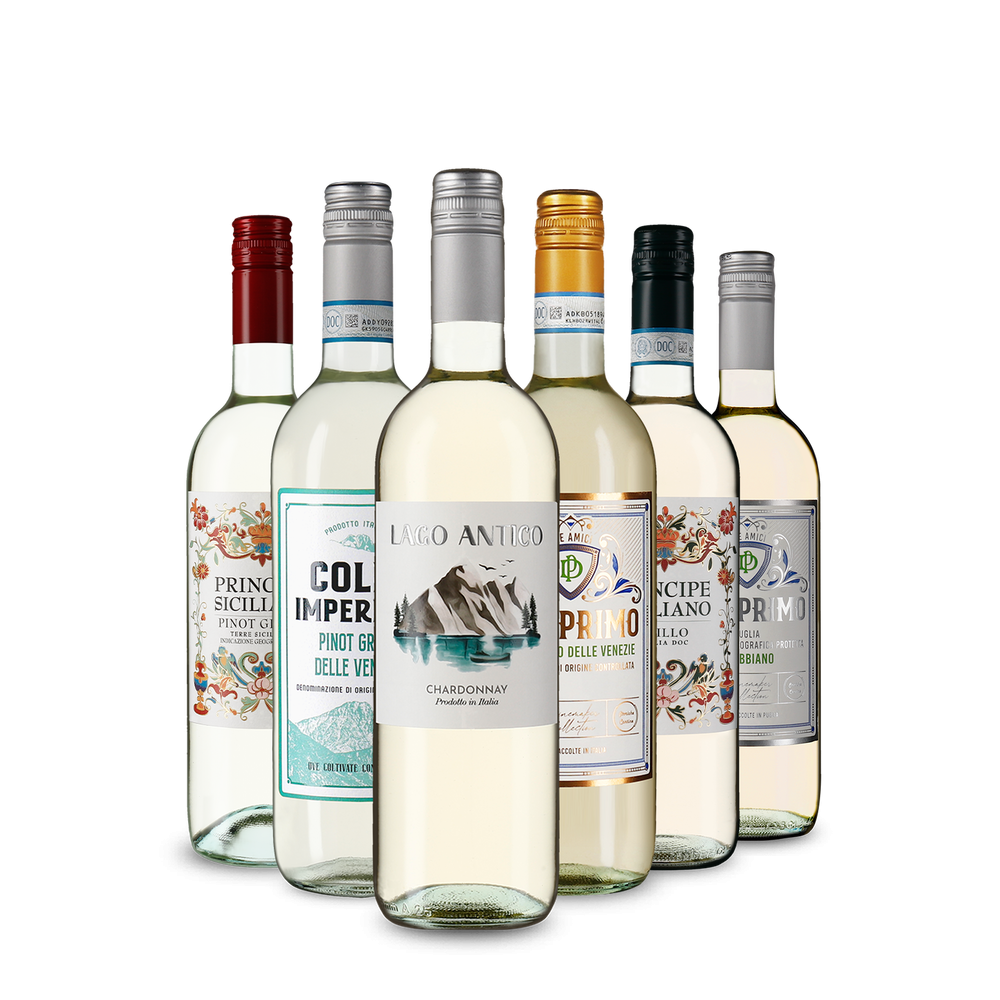 Vinuri albe italiene: pachet de degustare