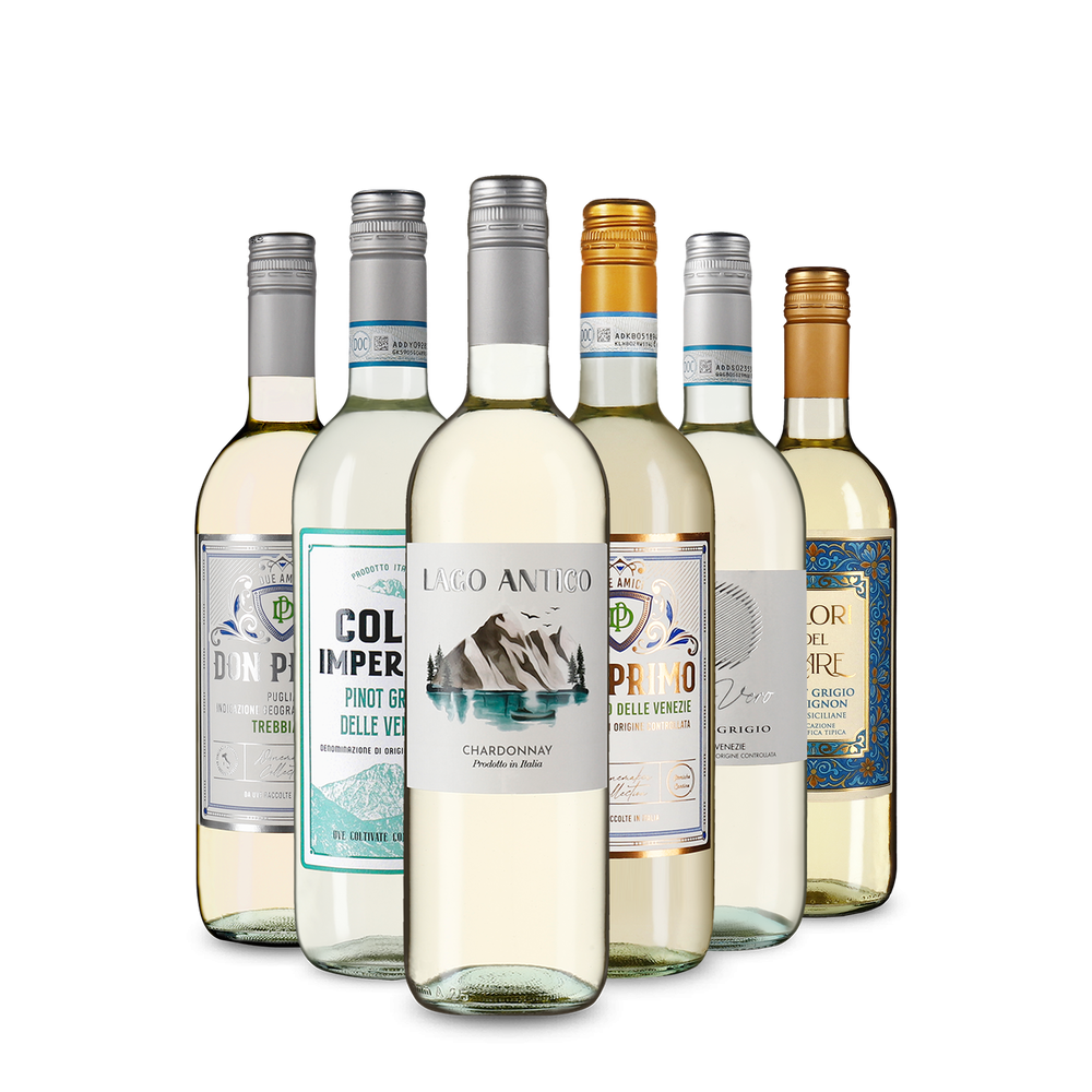 Vinuri albe italiene: pachet de degustare