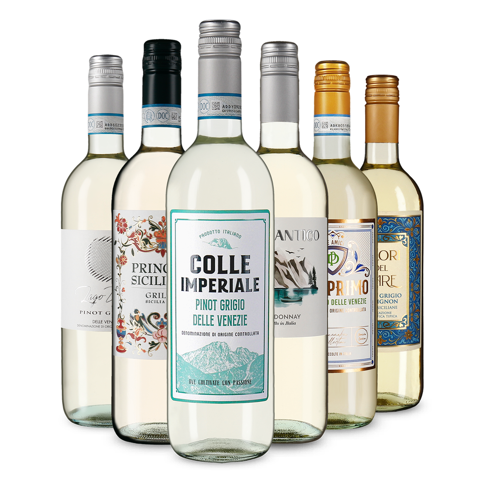 Vinuri albe italiene: pachet de degustare