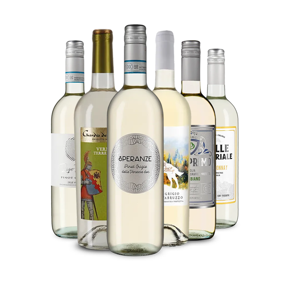 Vinuri albe italiene: pachet de degustare