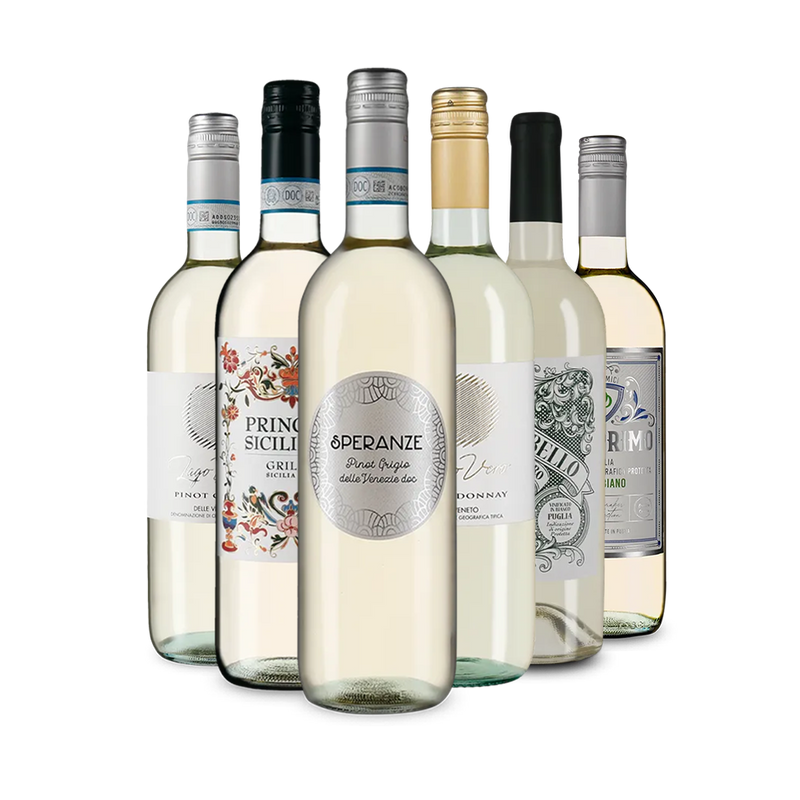 Vinuri albe italiene: pachet de degustare