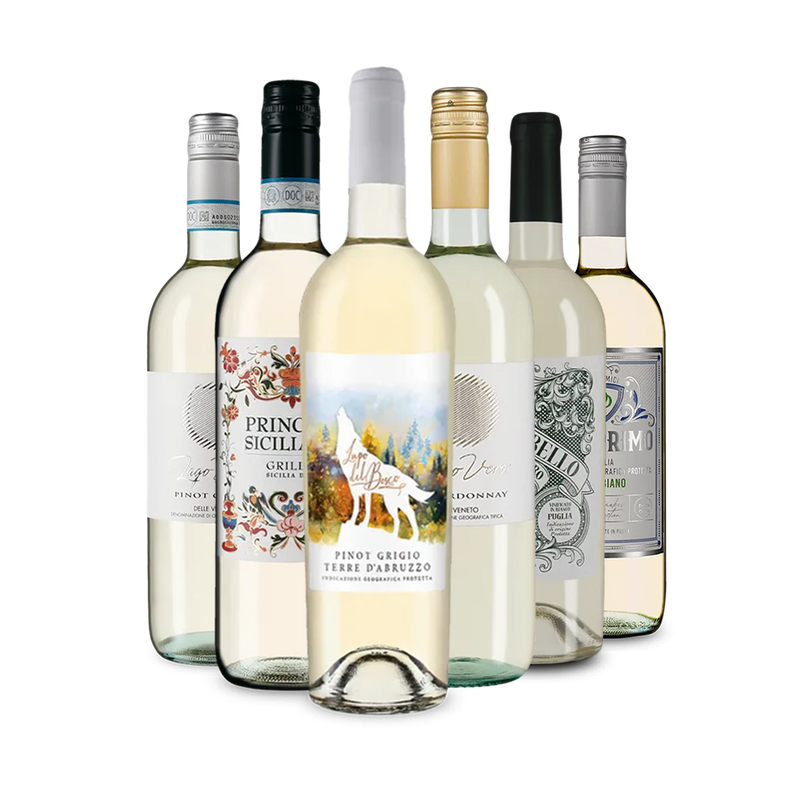 Vinuri albe italiene: pachet de degustare – Gold