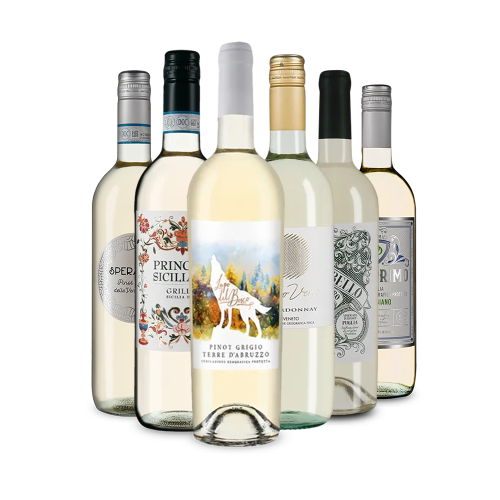 Vinuri albe italiene: pachet de degustare