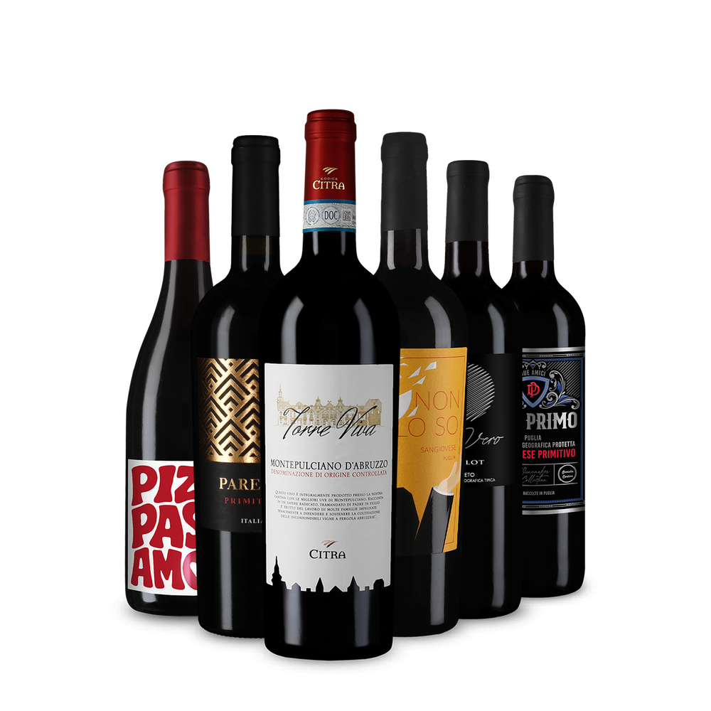 Vinuri roșii italiene de care să te îndrăgostești în pachetul de descoperire