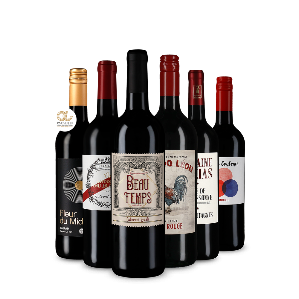 Vinuri roșii franțuzești în pachetul de descoperire
