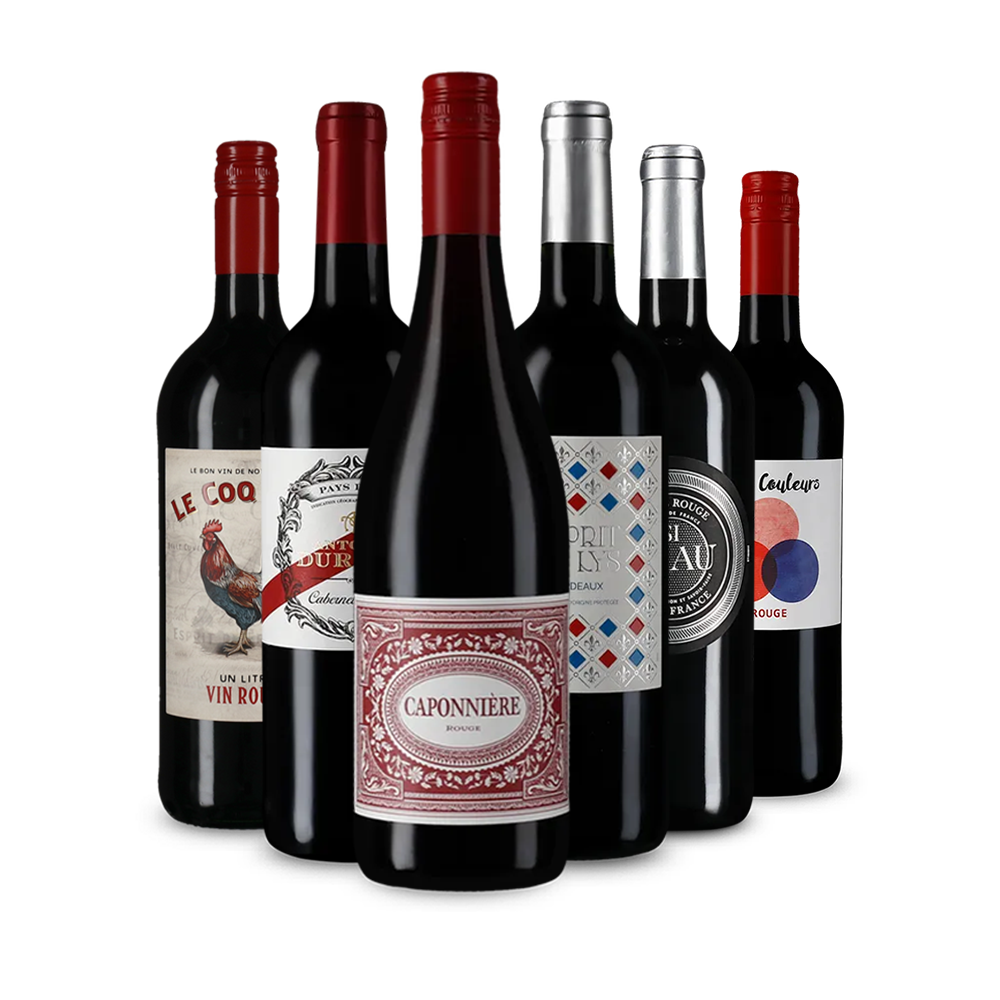 Vinuri roșii franțuzești în pachetul de descoperire