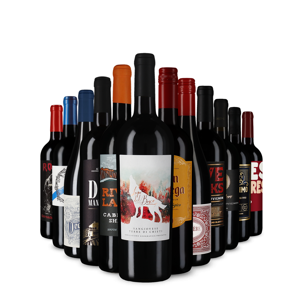 Pachetul cunoscătorului cu recomandări de vin roșu