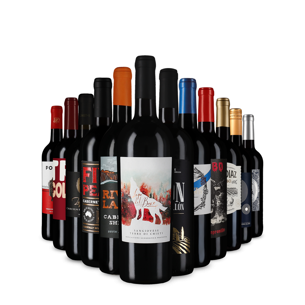 Pachetul cunoscătorului cu recomandări de vin roșu