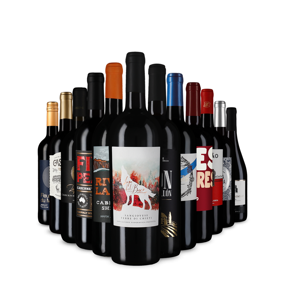 Pachetul cunoscătorului cu recomandări de vin roșu
