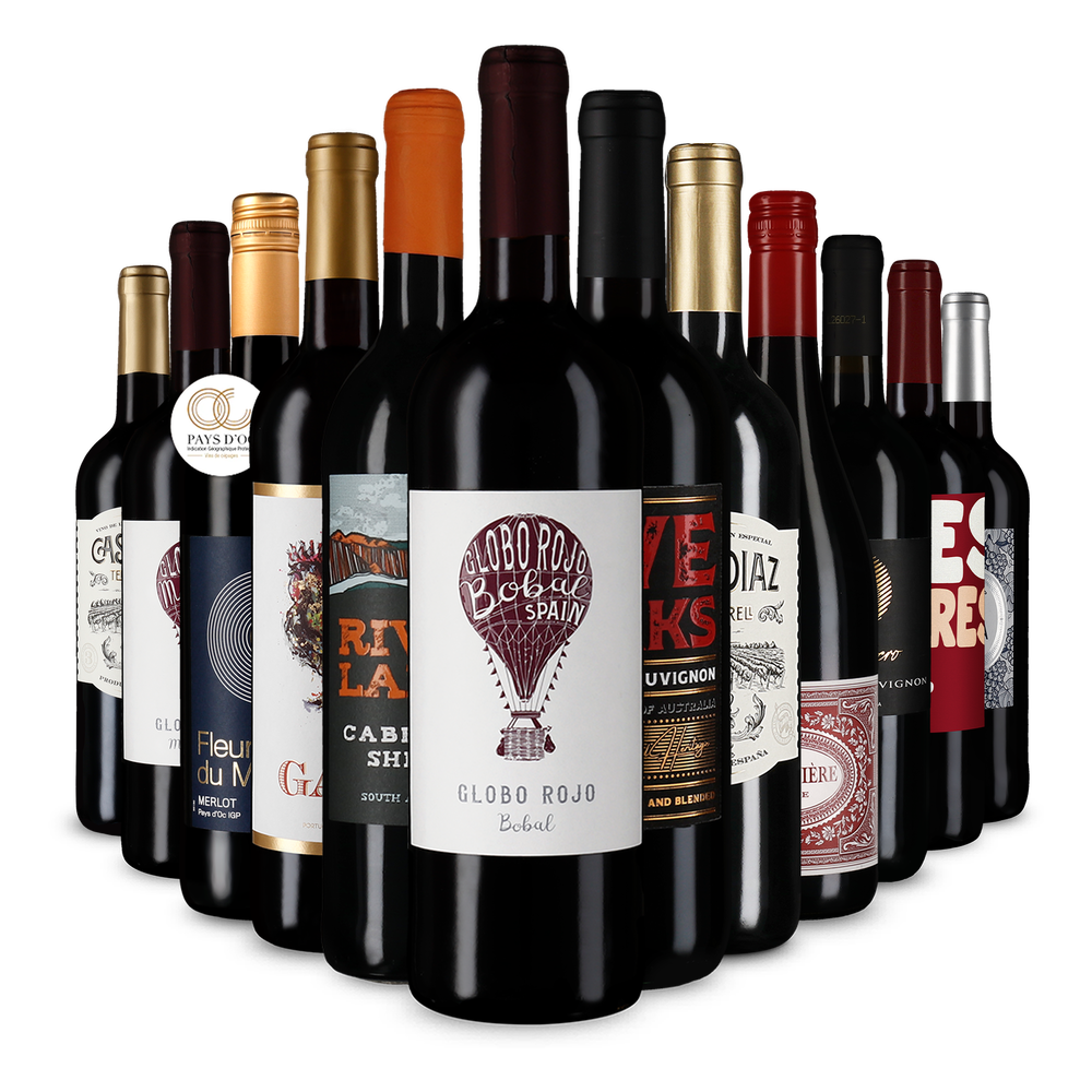 Pachetul cunoscătorului cu recomandări de vin roșu