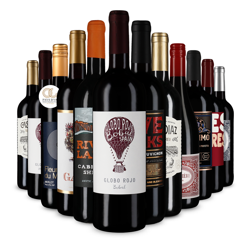 Pachetul cunoscătorului cu recomandări de vin roșu