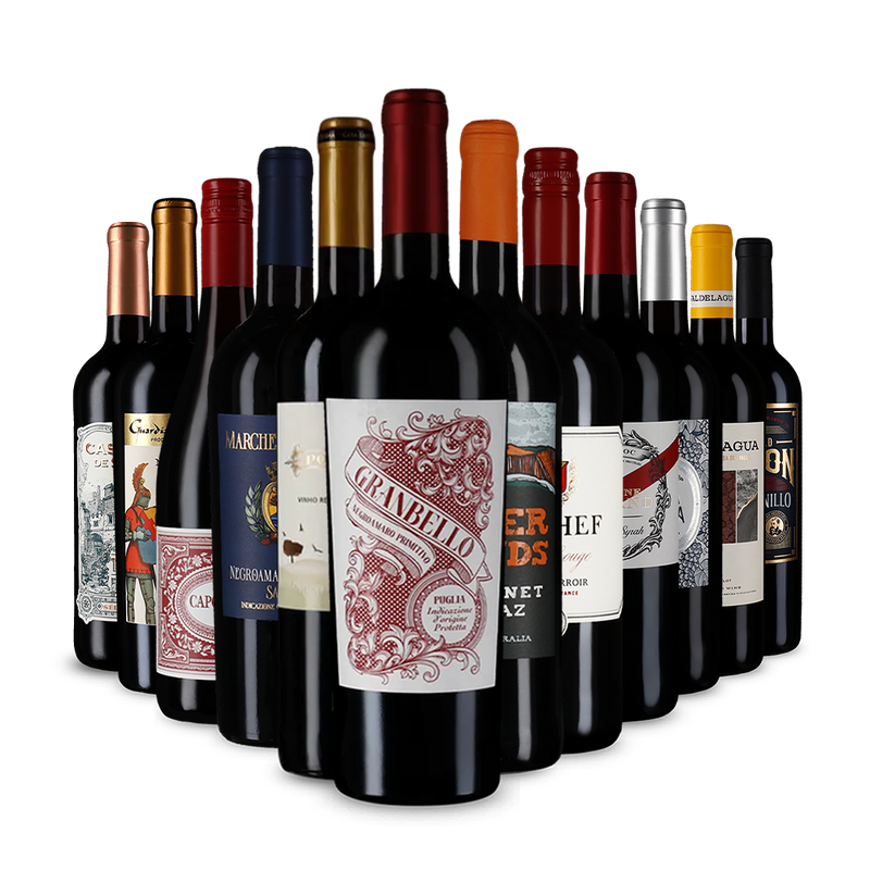 Pachetul cunoscătorului cu recomandări de vin roșu