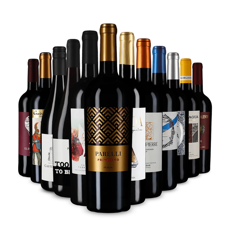 Pachetul cunoscătorului cu recomandări de vin roșu – Gold