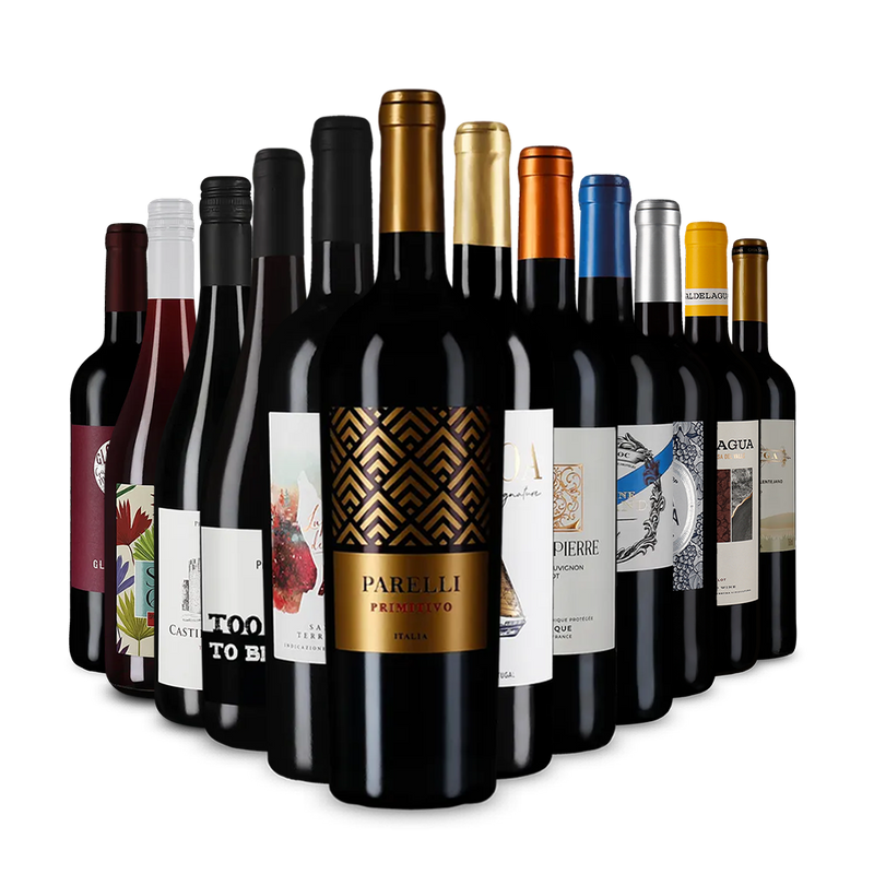 Pachetul cunoscătorului cu recomandări de vin roșu – Gold