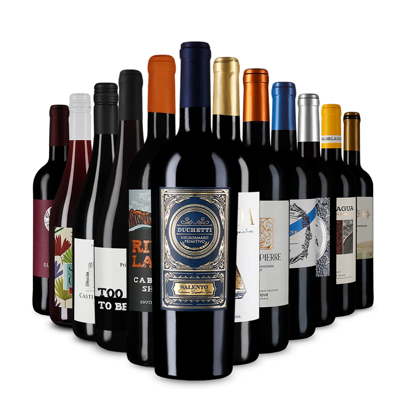 Pachetul cunoscătorului cu recomandări de vin roșu