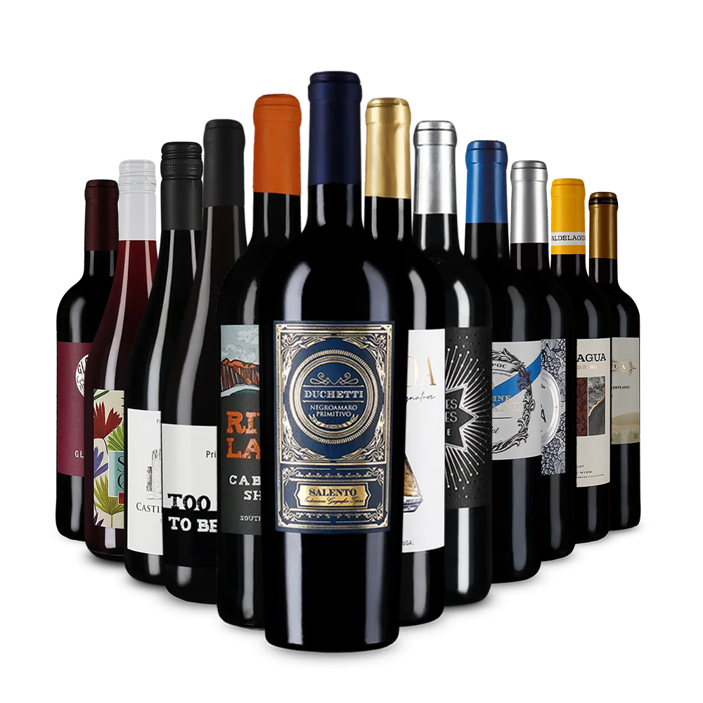 Pachetul cunoscătorului cu recomandări de vin roșu