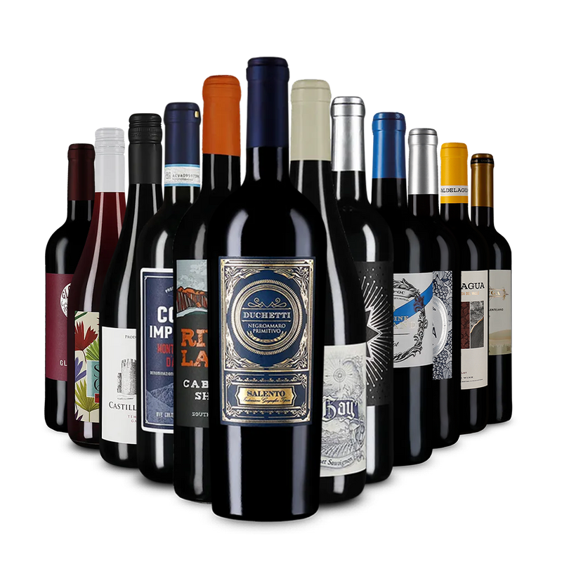 Pachetul cunoscătorului cu recomandări de vin roșu