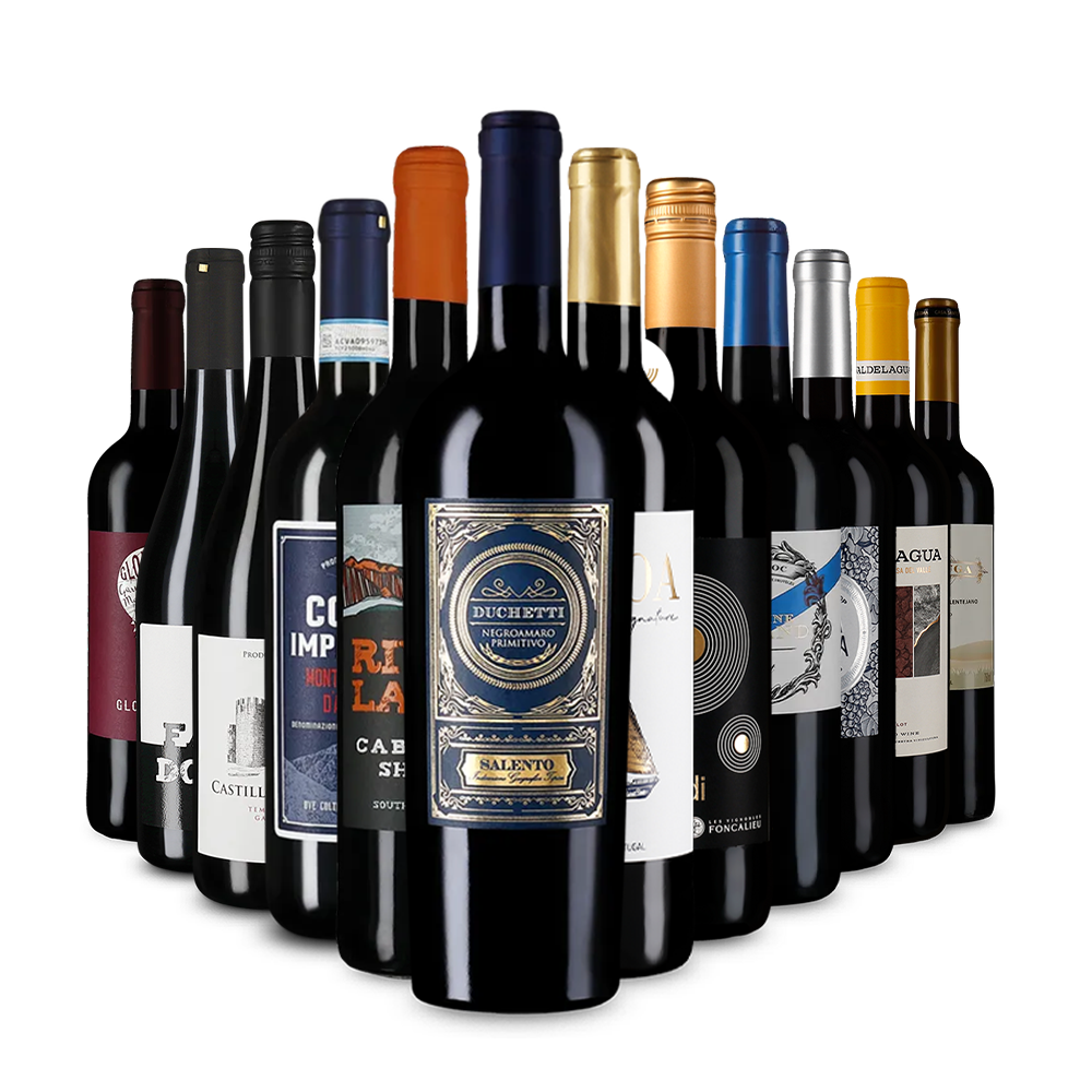 Pachetul cunoscătorului cu recomandări de vin roșu