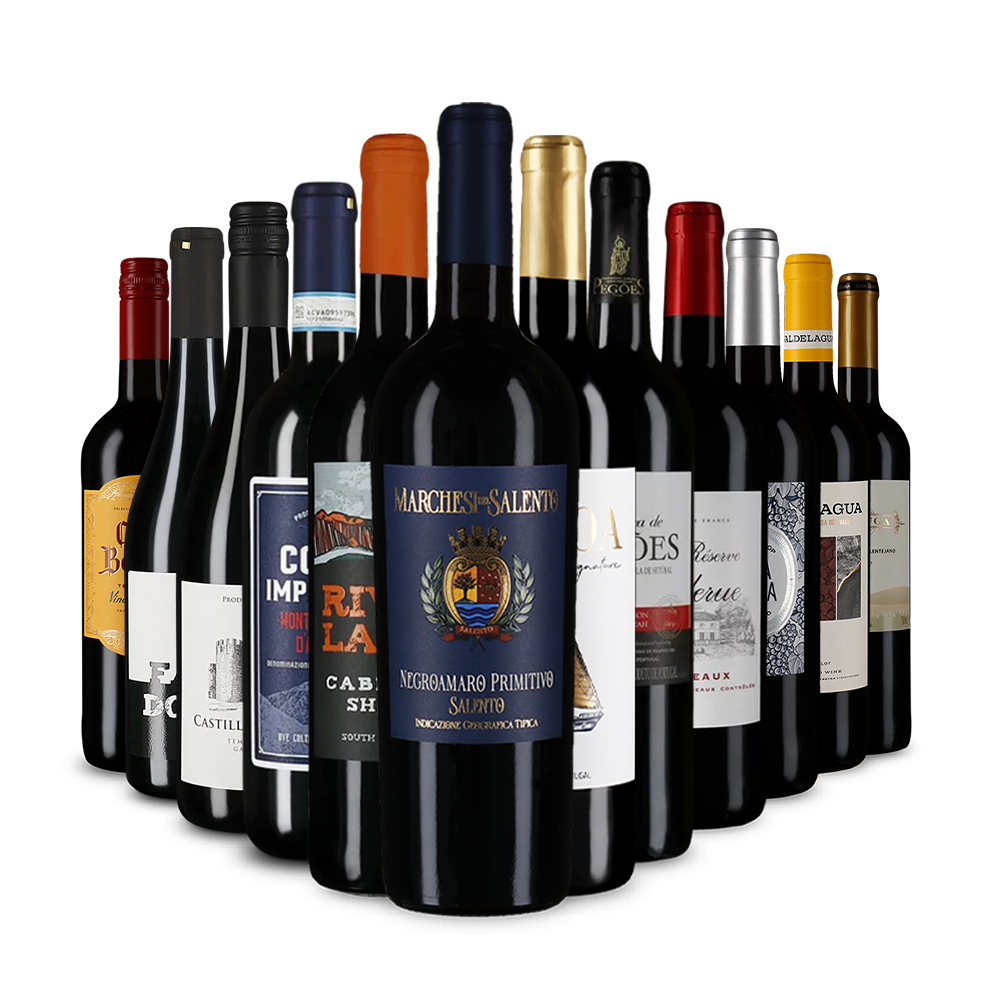 Pachetul cunoscătorului cu recomandări de vin roșu