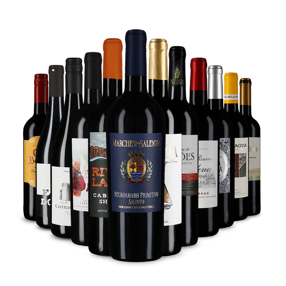 Pachetul cunoscătorului cu recomandări de vin roșu