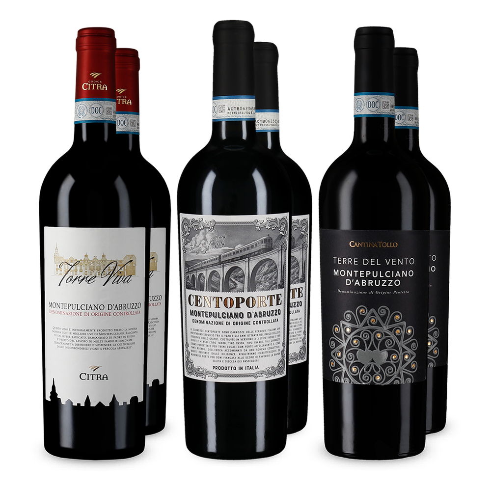 Montepulciano d'Abruzzo în pachet de degustare