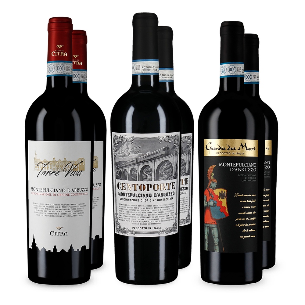 Montepulciano d'Abruzzo în pachet de degustare