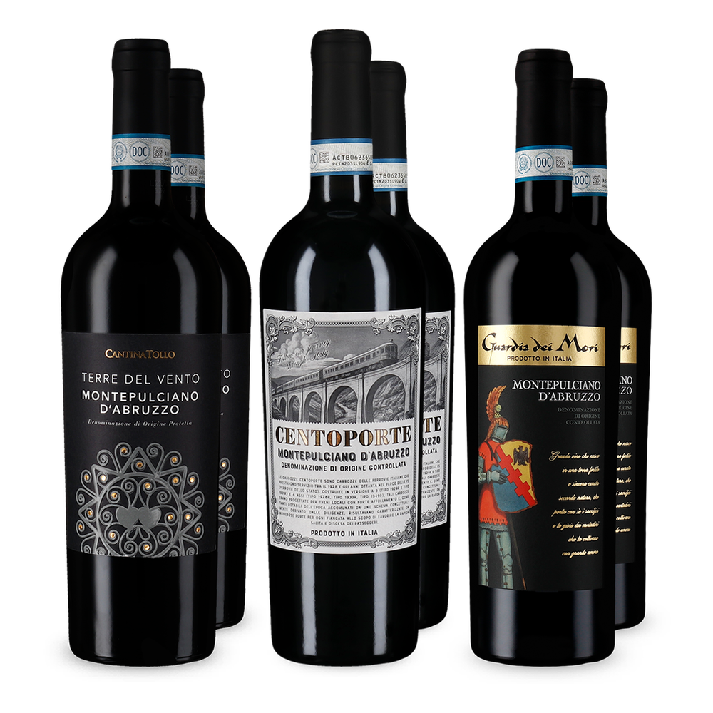 Montepulciano d'Abruzzo în pachet de degustare